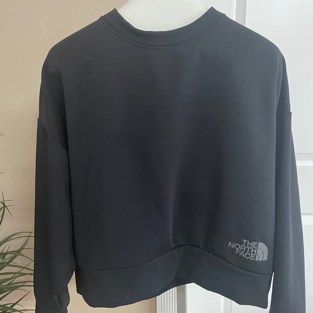 The North Face Horizon Performance Fleece Crew Sweatshirt Womens Black XL